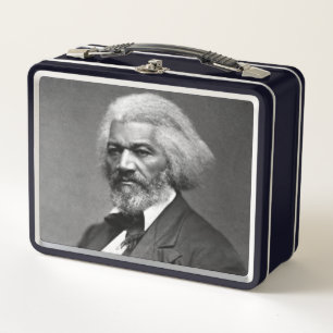 Old Fr3d3rick Bailey Douglas African American Hero Metal Lunch Box