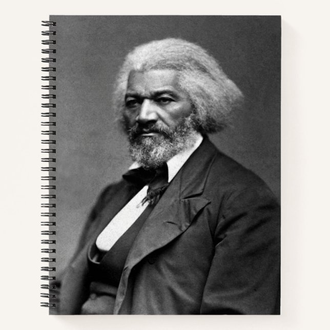 Old Fr3d3rick Bailey Douglas African American Hero Notebook (Front)