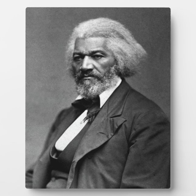 Old Fr3d3rick Bailey Douglas African American Hero Plaque (Front)