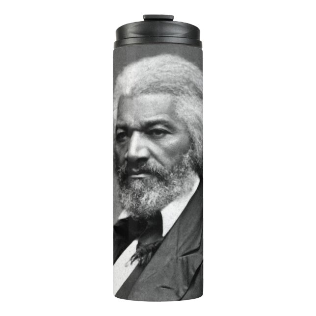 Old Fr3d3rick Bailey Douglas African American Hero Thermal Tumbler (Front)