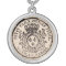 Old French Document Pendant Necklace