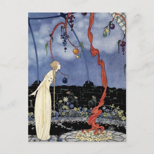Old French Fairy Tales A Tree of Marvelous Beauty Postcard