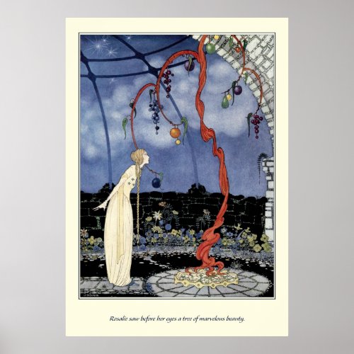 Old French Fairy Tales A Tree of Marvelous Beauty Poster