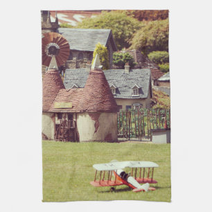 Old French Model Village Kitchen Towel