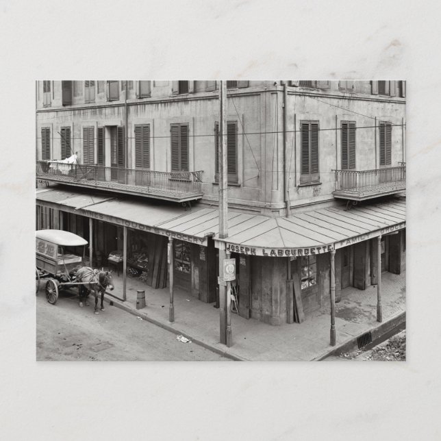 Old French Quarter House Postcard (Front)