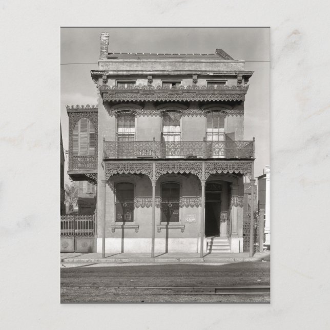 Old French Quarter House Postcard (Front)