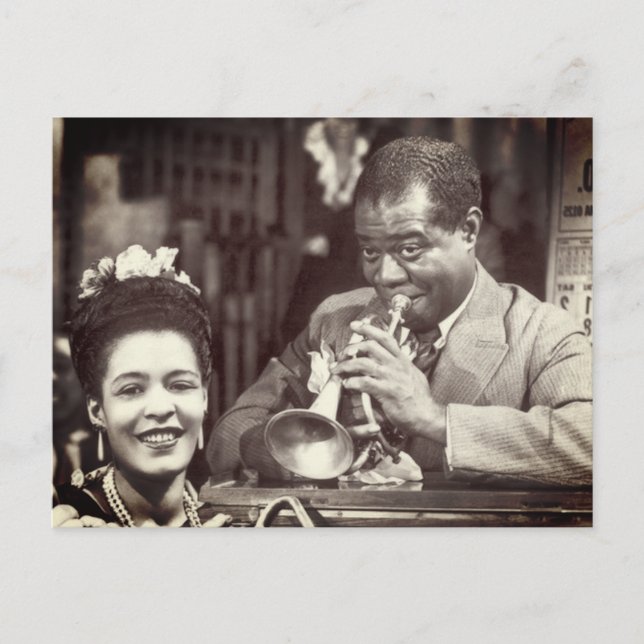 Old French Quarter Jazz Musicians Postcard (Front)