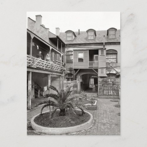 Old French Quarter Patio Postcard