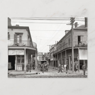 Old French Quarter Street Postcard