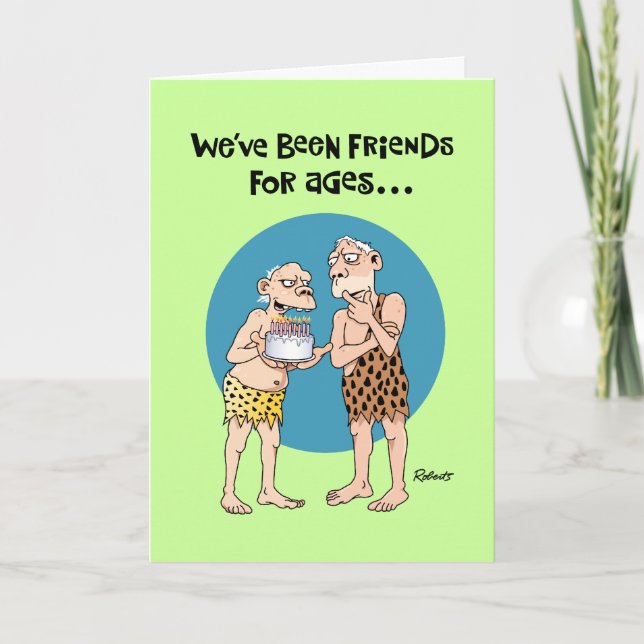 Old Friend Birthday Card (Front)