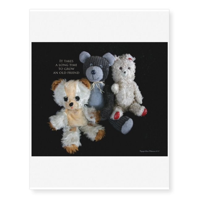 Old Friend Temporary Tattoos (Front)