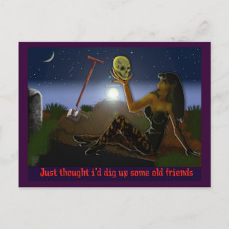 old friends postcard