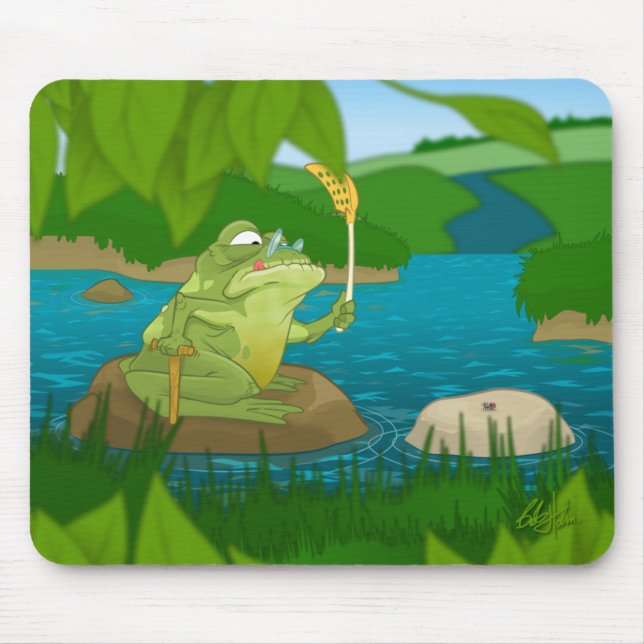 Old frog mouse pad (Front)