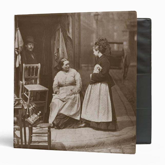 Old Furniture, from 'Street Life in London', 1877- 3 Ring Binder (Front/Inside)