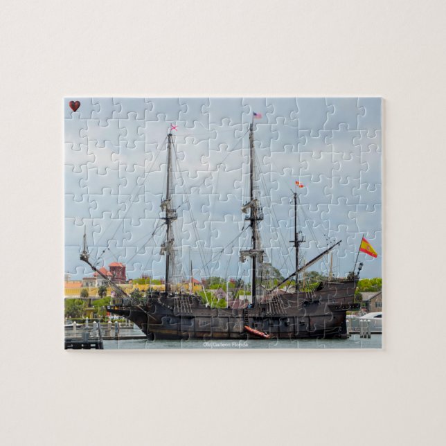 Old Galleon Florida Jigsaw Puzzle (Horizontal)
