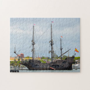 Old Galleon Ship Florida. Jigsaw Puzzle