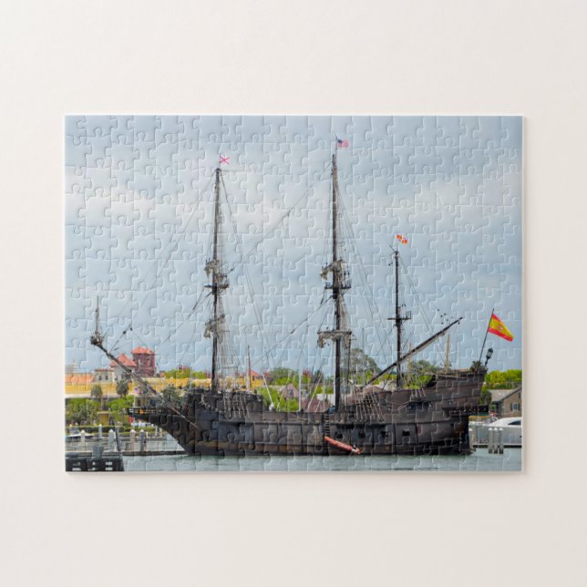Old Galleon Ship Florida. Jigsaw Puzzle (Horizontal)
