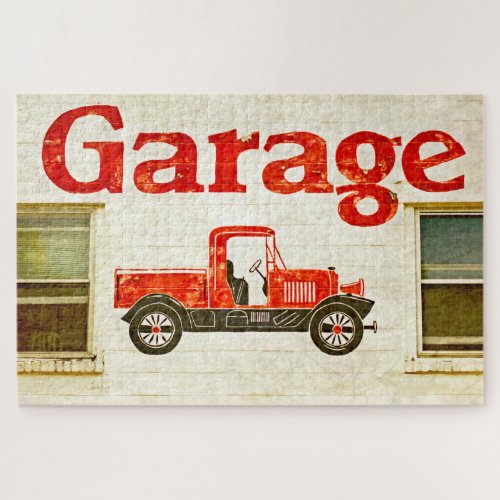 Old Garage Jigsaw Puzzle