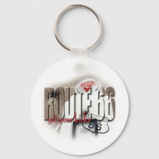 Old Gas Pump - Route 66 Keychain