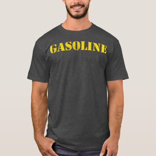 Old Gasoline Can Stencil T_Shirt