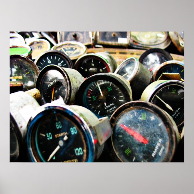 Old gauges poster (Front)
