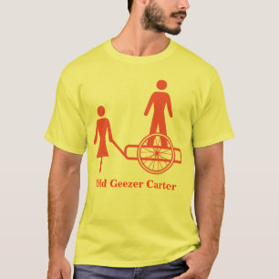 Old Geezer Carter R Basic T-Shirt Template