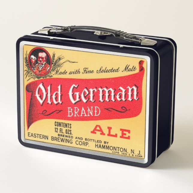 Old German Brand Metal Lunch Box (Back)