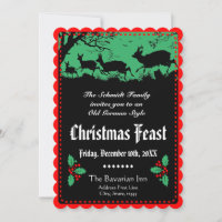 Old German Style Christmas Party or Banquet