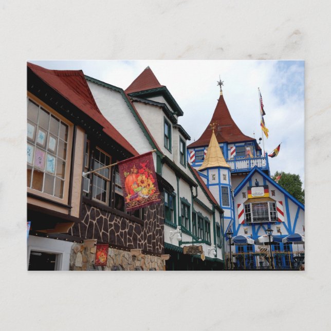 Old German Town Helen Georgia Postcard (Front)