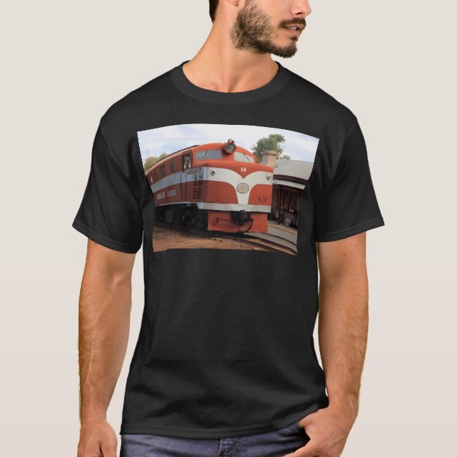 Old Ghan Locomotive Alice Springs Australia T-Shirt (Front)