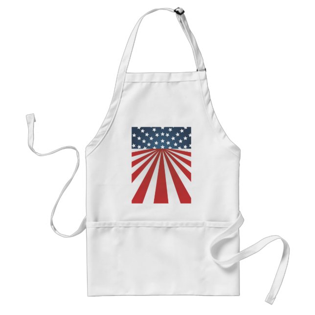 old glory adult apron (Front)