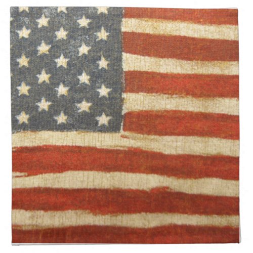Old Glory American Flag Napkin