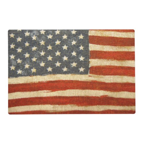 Old Glory American Flag Placemat