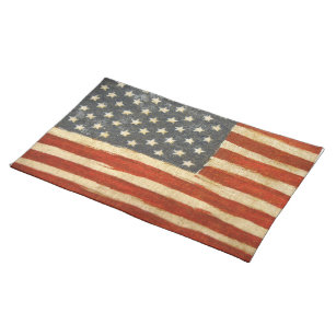 Old Glory American Flag Placemat