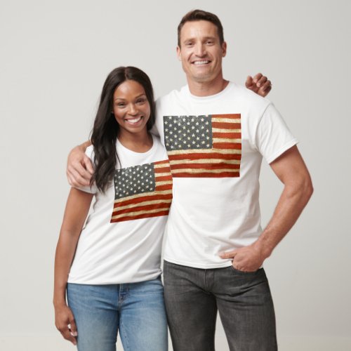 Old Glory American Flag T_Shirt