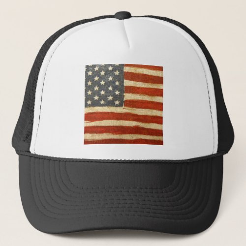 Old Glory American Flag Trucker Hat