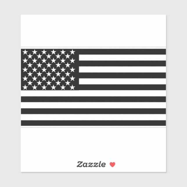 Old Glory Black Edition  Sticker (Sheet)
