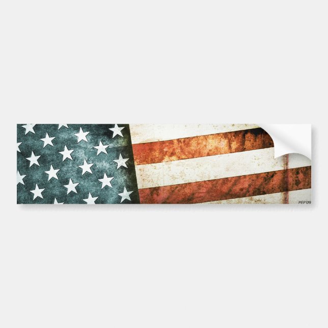 Old Glory Bumper Sticker (Front)