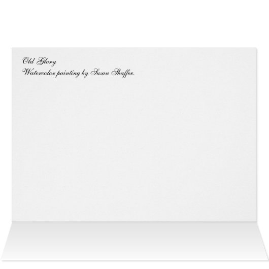 Old Glory Cards (Inside Horizontal (Top))