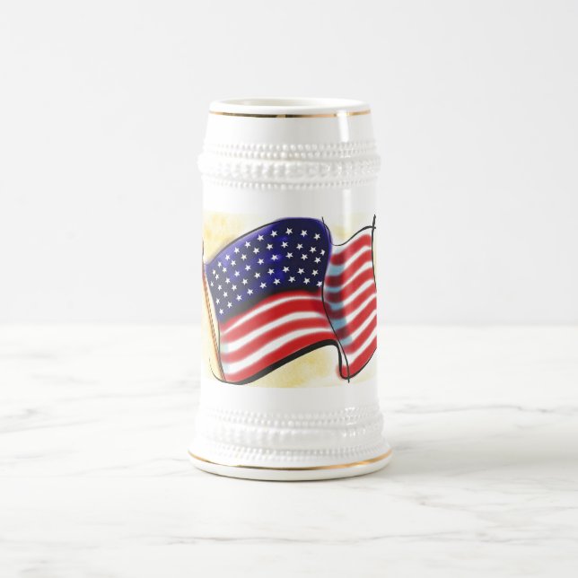 Old Glory Ceramic Stein (Center)
