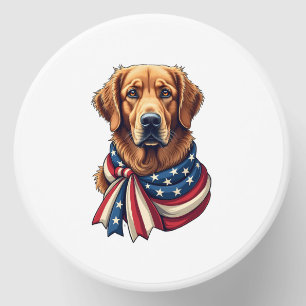 Old Glory Golden Retriever Vintage Shirt 2 Mini Candle Favors