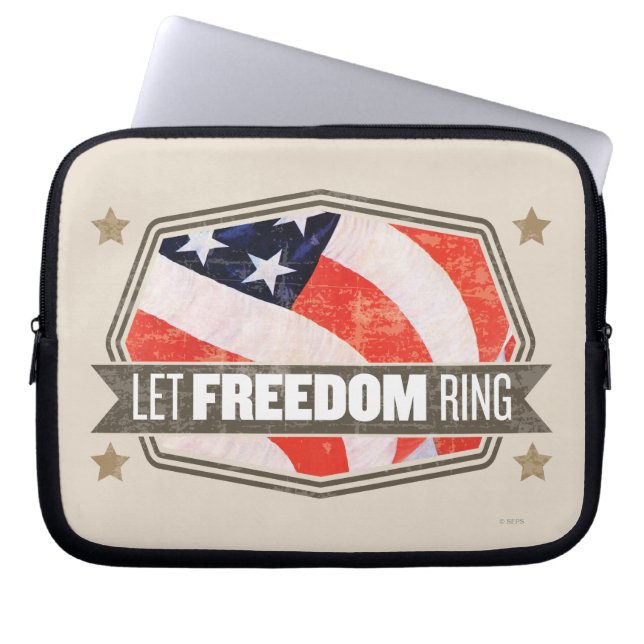 Old Glory Laptop Sleeve (Front)
