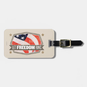 Old Glory Luggage Tag
