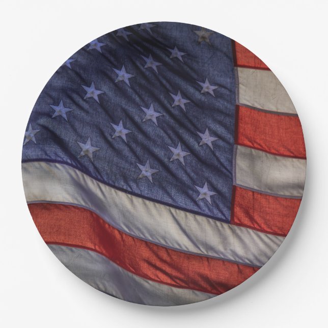 Old Glory Paper Plates (Front)