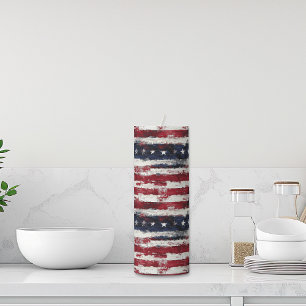 Old Glory Pillar Candle