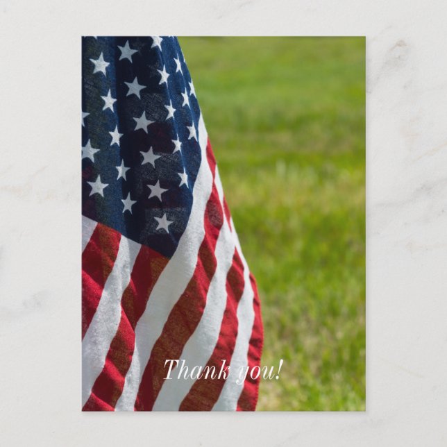 Old Glory Postcard (Front)