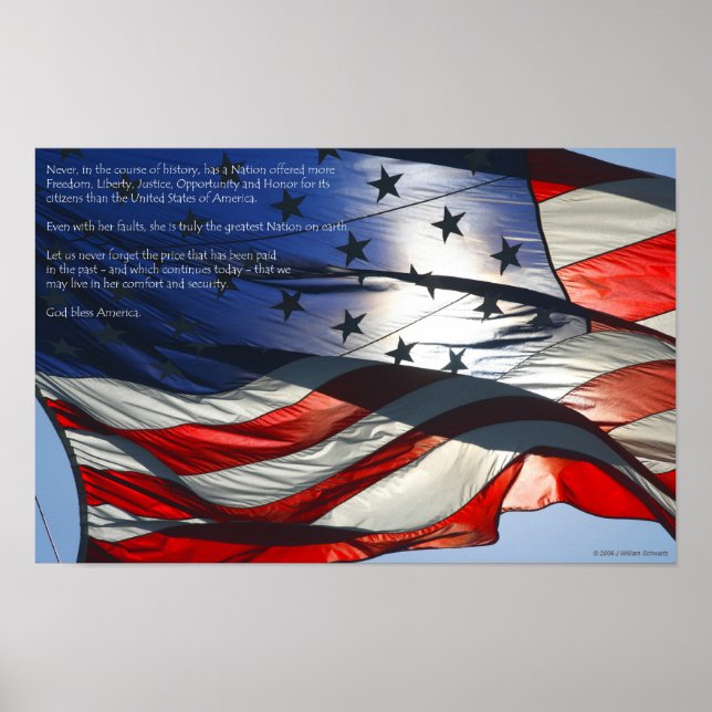 Old Glory Poster (Front)