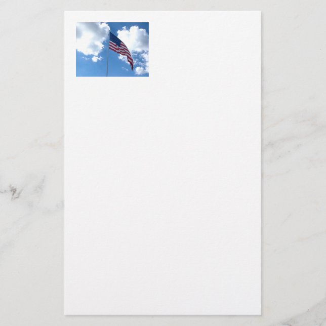 Old Glory Stationery (Front)