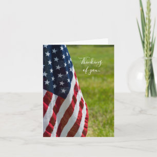 Old Glory Thinking Of You Card
