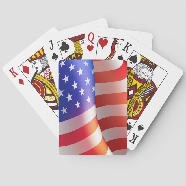 "Old Glory" US Flag Playing Cards (Back)